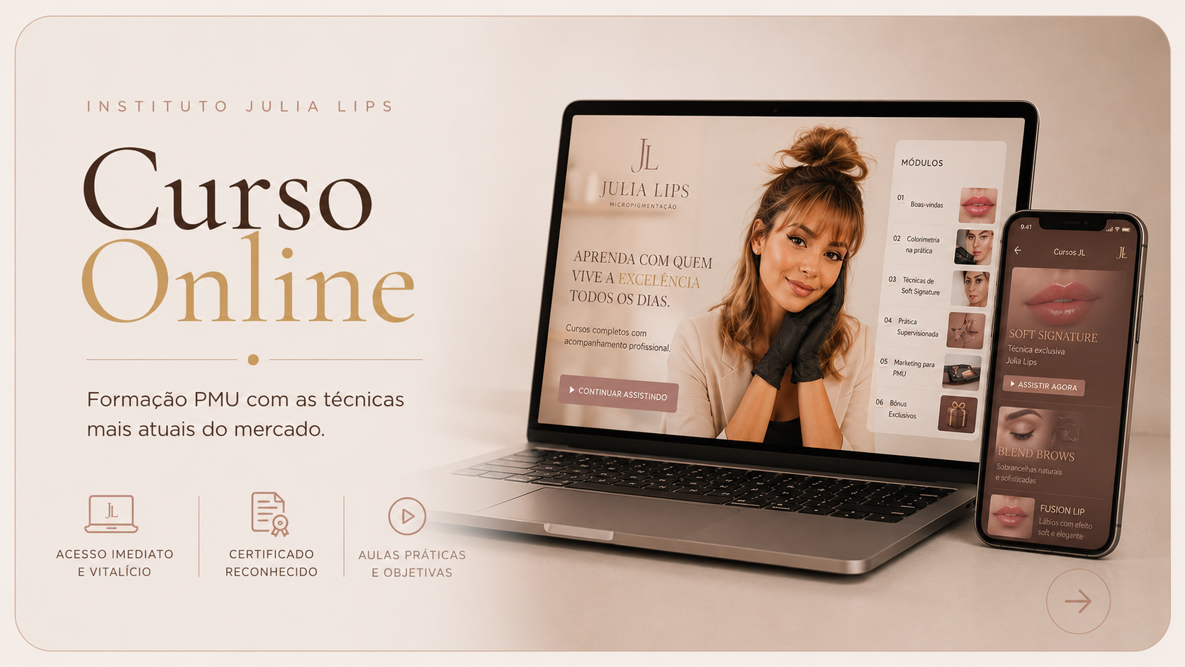 Curso Online — Instituto Julia Lips